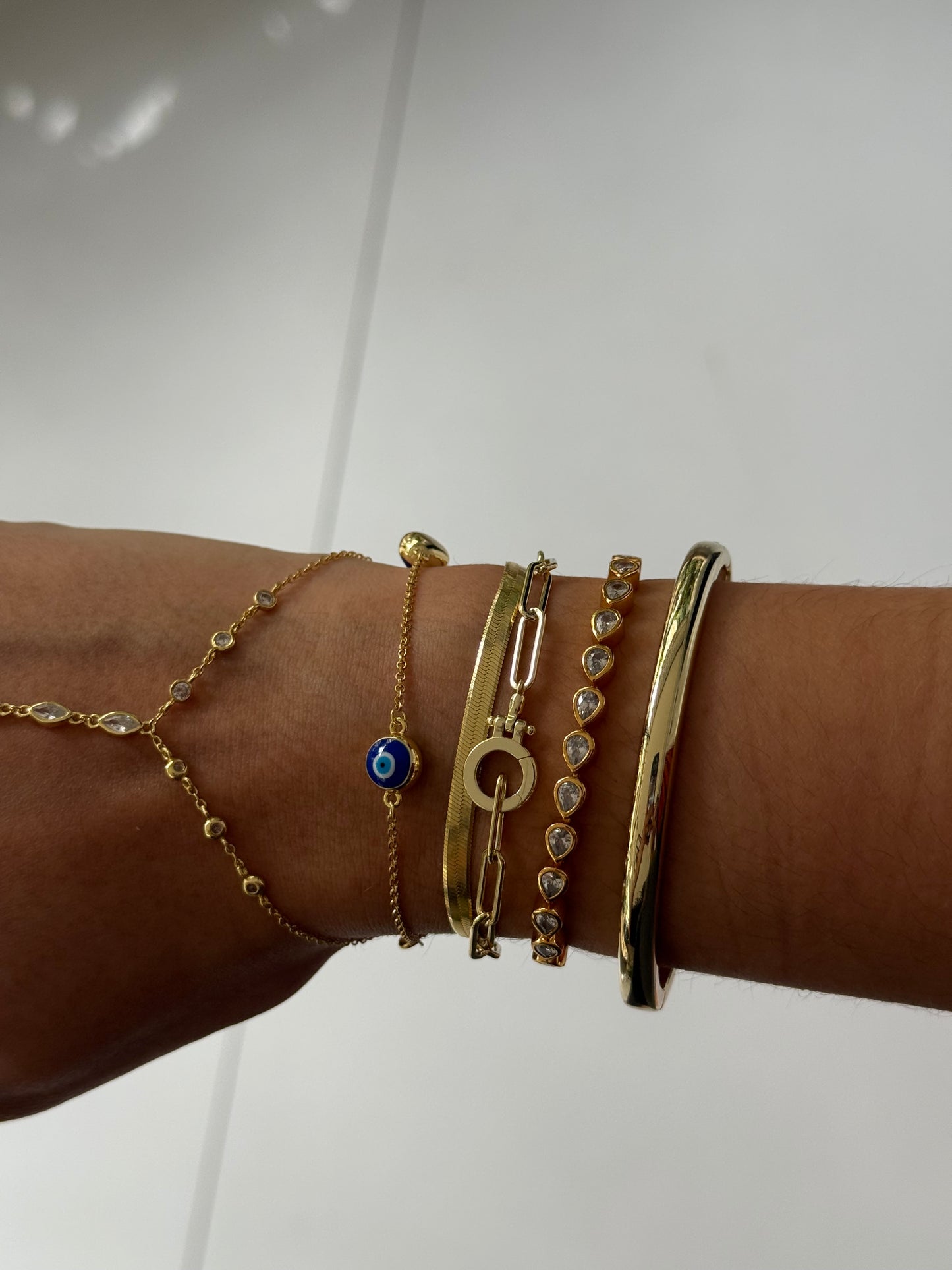 Pear Tennis Bracelet